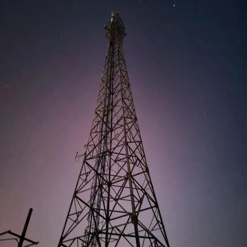 Menara Telekom Keluli Sudut Tergalvani